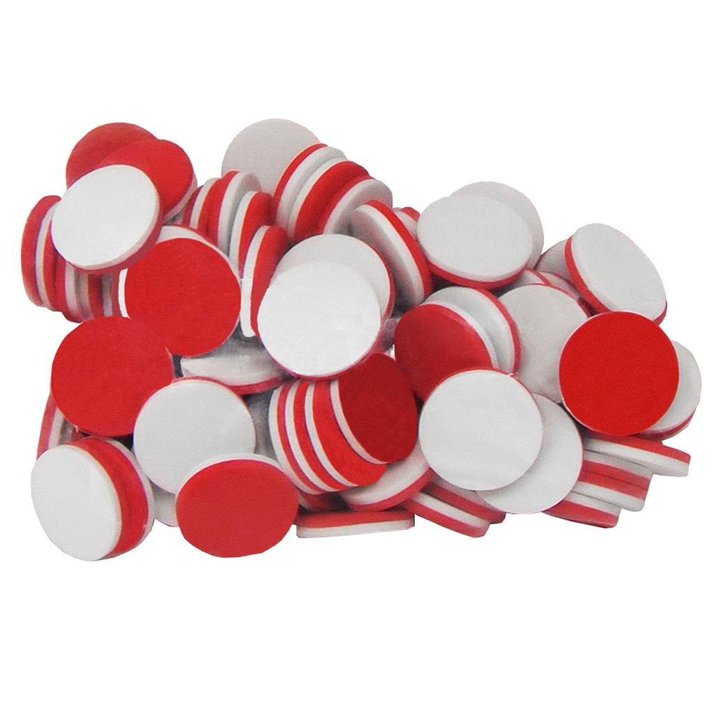 Red/White Foam Counters