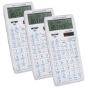 Scientific Calculators with 2 Line Display Pack of 3