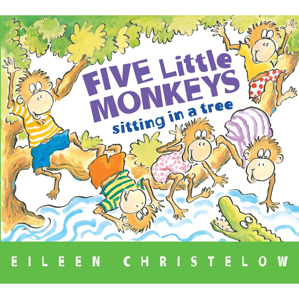 Five Little Monkeys Sitting in a Tree Board Book