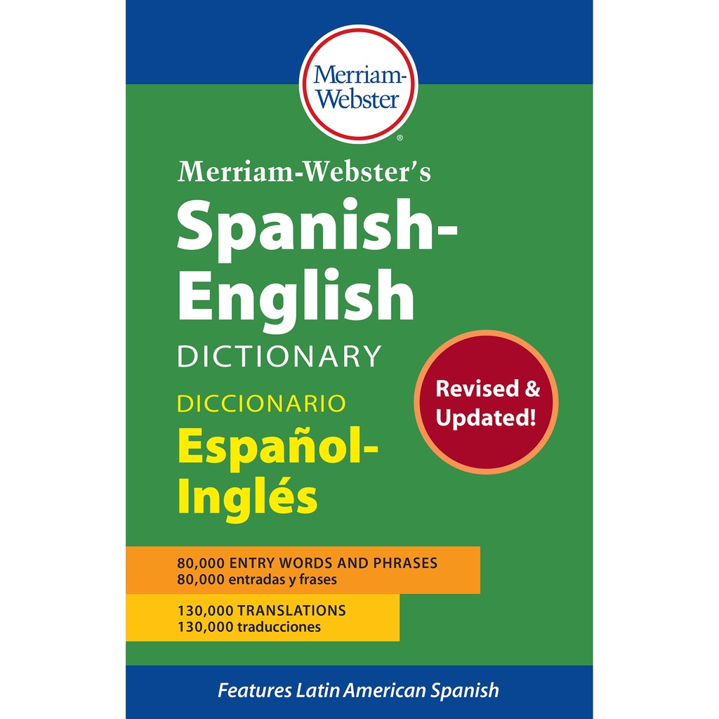 Hardcover Merriam-Webster's Spanish-English Dictionary