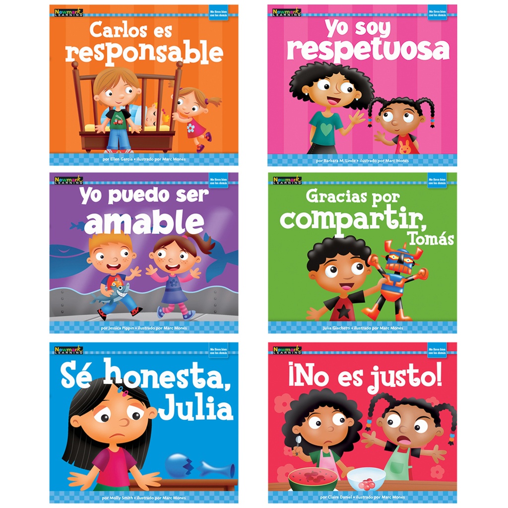 Spanish MySELF Readers: I Get Along with Others Set of 6