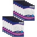 8" x 10-1/2" D'Nealian/Zaner-Bloser Multi-Program 1/2" x 1/4" x 1/4" Ruled Short Handwriting Tablets Pack of 12