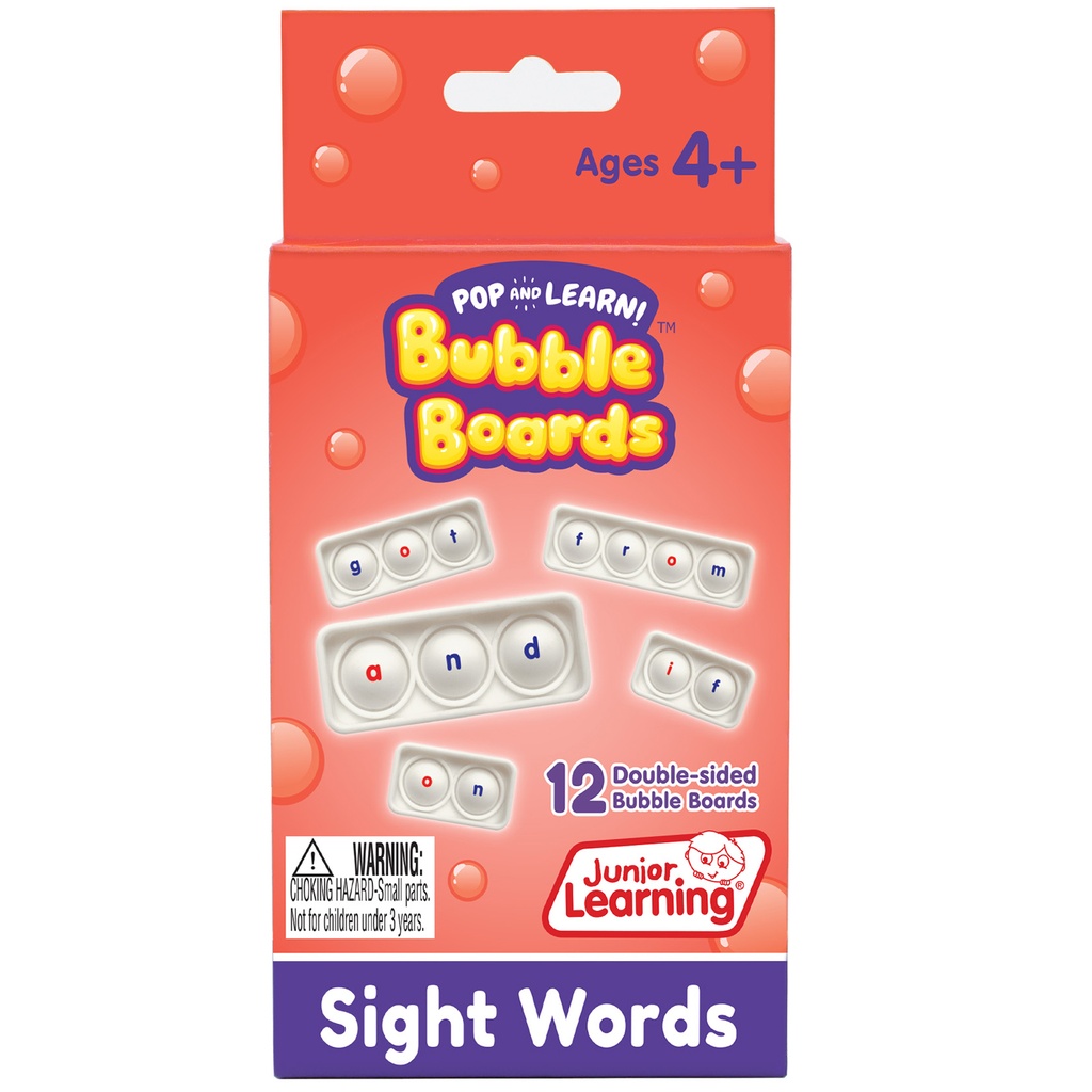 Sight Word Bubble Boards Set of 12