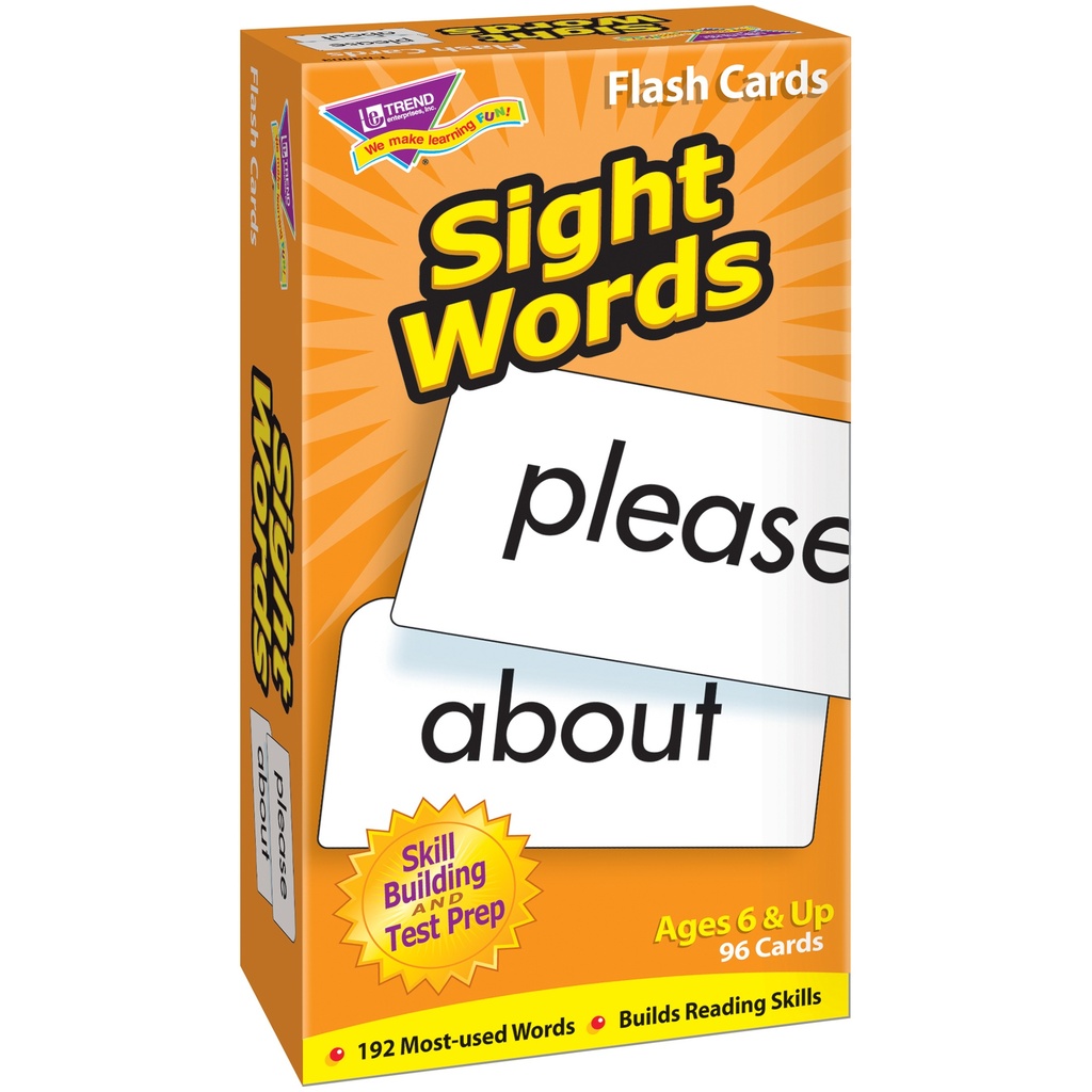 Sight Words Skill Drill Flash Cards