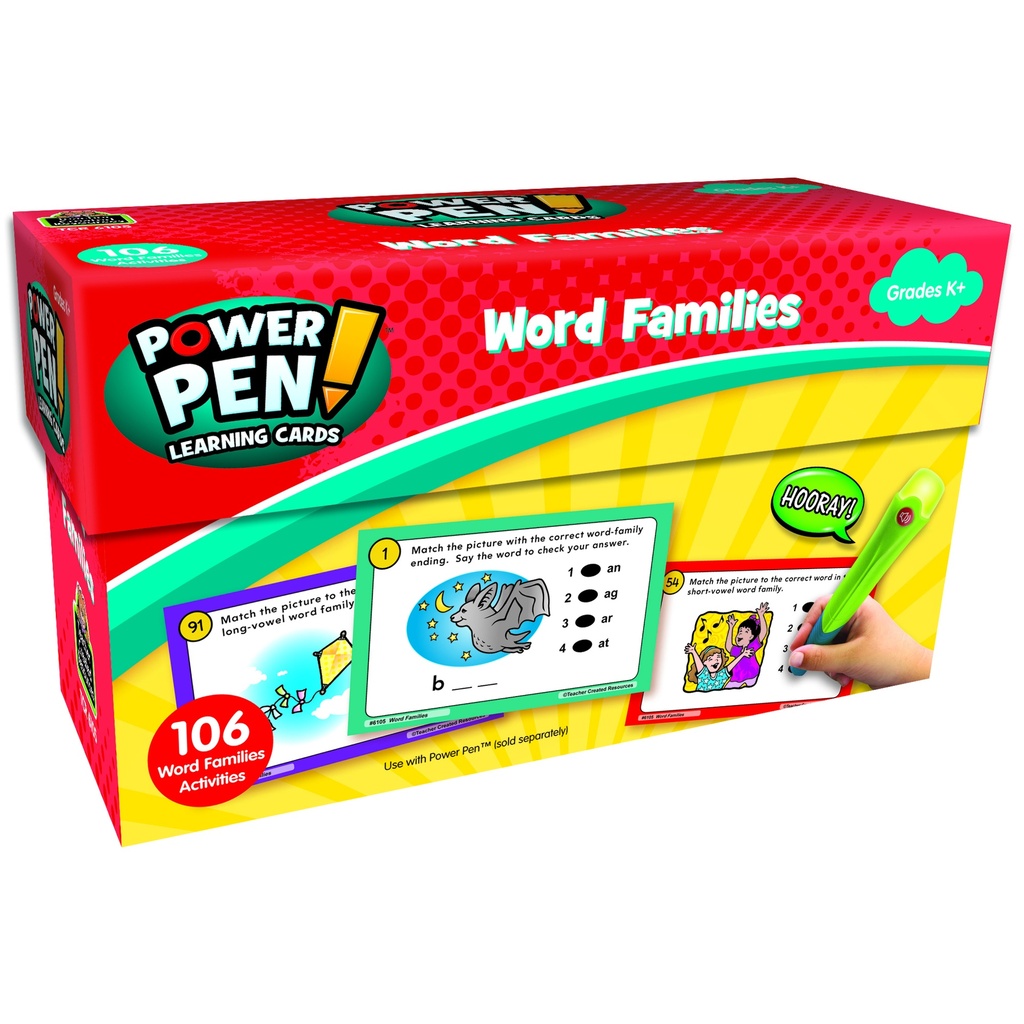 Power Pen™ Learning Cards: Word Families