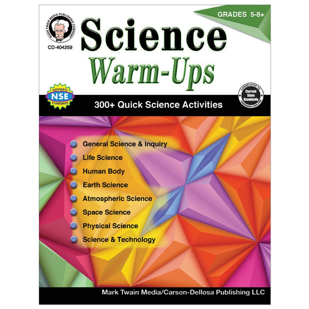 Science Warm-Ups Resource Book Grade 5-8