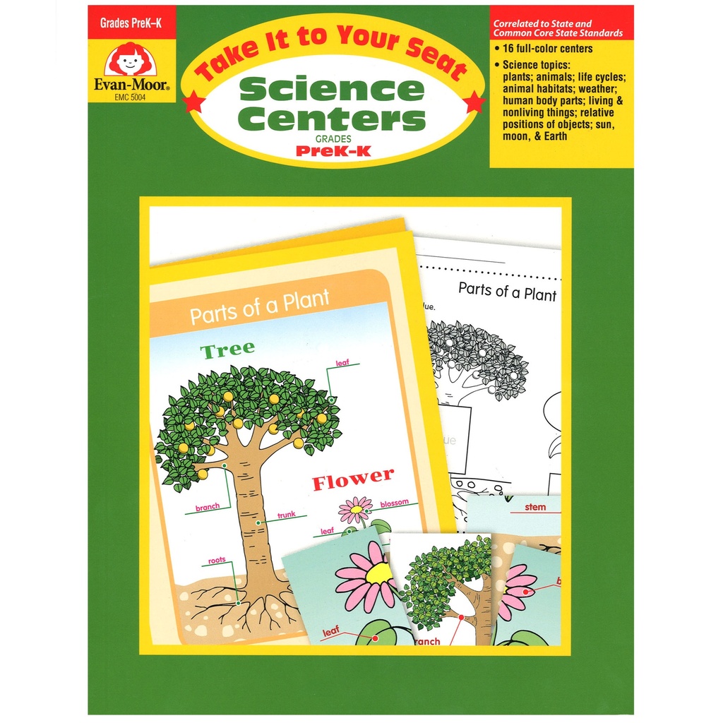 Take It to Your Seat Science Centers Book Grades PreK-K