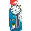 Assorted Ergologic Large  3" 2.5X Magnifying Glass