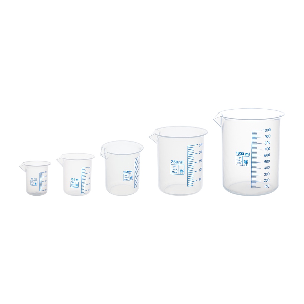 Polypropylene Beakers Set of 5