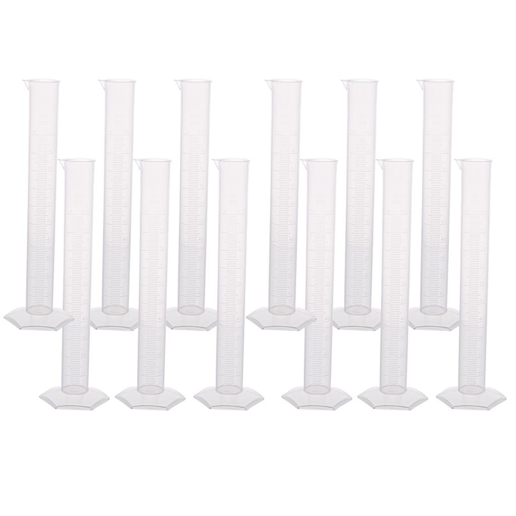 Polypropylene Measuring Cylinders Pack of 12