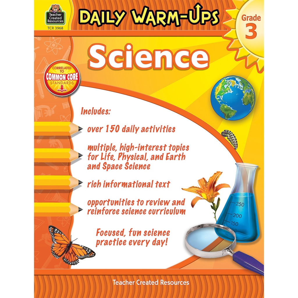 Daily Warm-Ups Science Book Grade 3