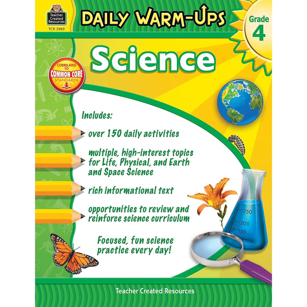 Daily Warm-Ups Science Book Grade 4