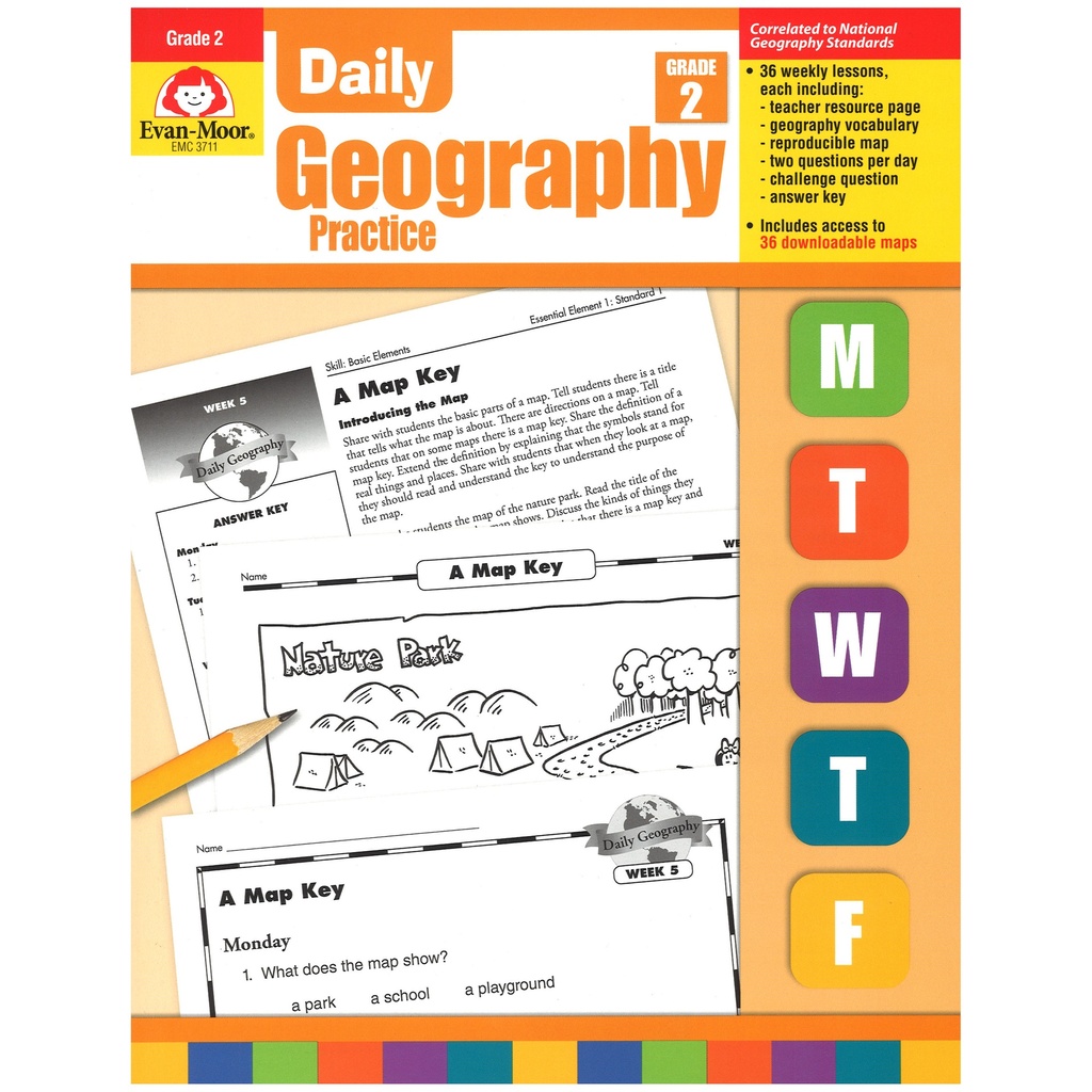 Daily Geography Practice Book Grade 2