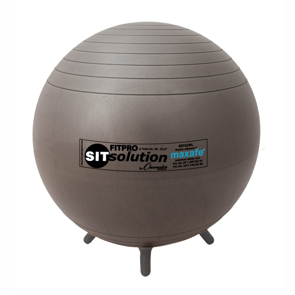 65cm MAXAFE® Sitsolution Ball with Stability Legs