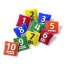 Number & Dot Bean Bags Set of 10