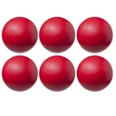 High Density Coated 4" Foam Ball Pack of 6