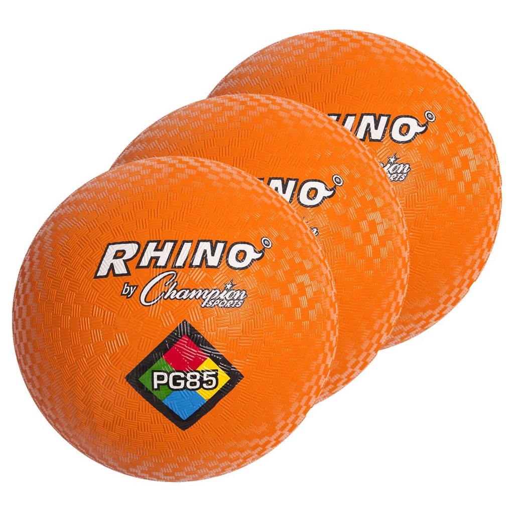 Orange 8 1/2" Playground Balls Pack of 3