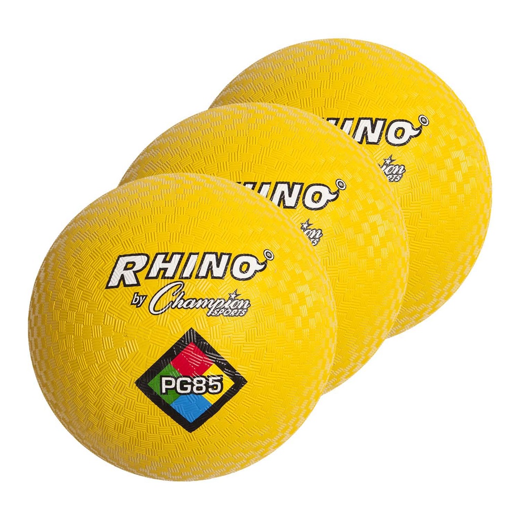 Yellow 8 1/2" Playground Balls Pack of 3