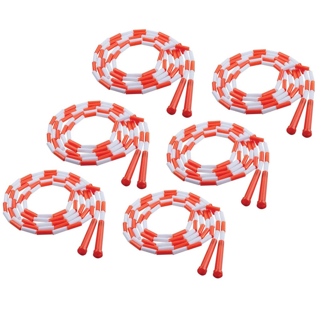 10' Plastic Segmented Jump Ropes Pack of 6