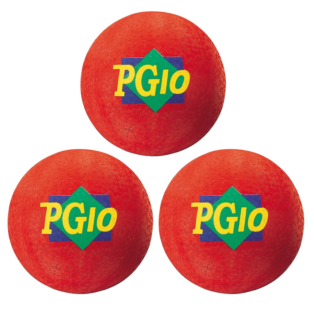 Red 10-Inch Playground Balls Pack of 3