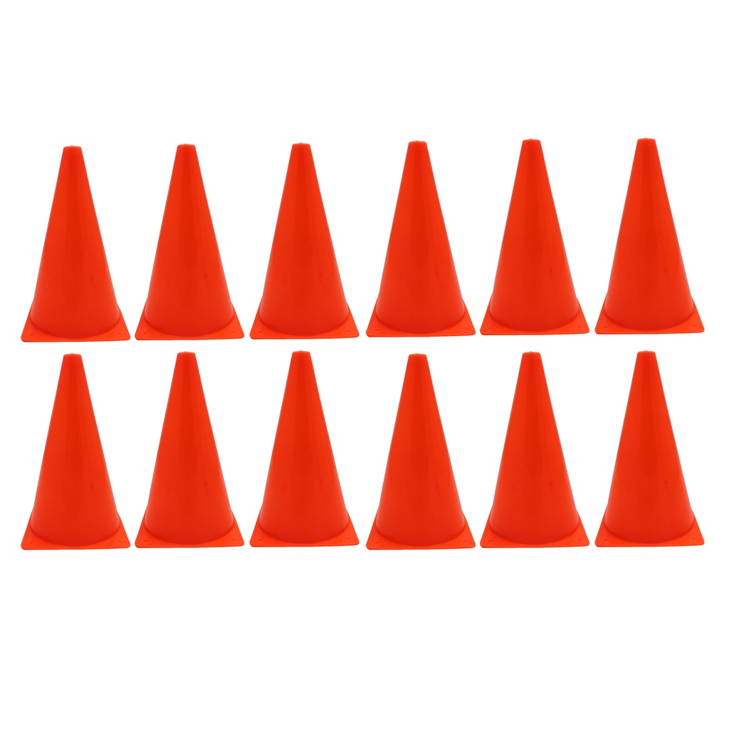 Orange 9" Safety Cones Pack of 12