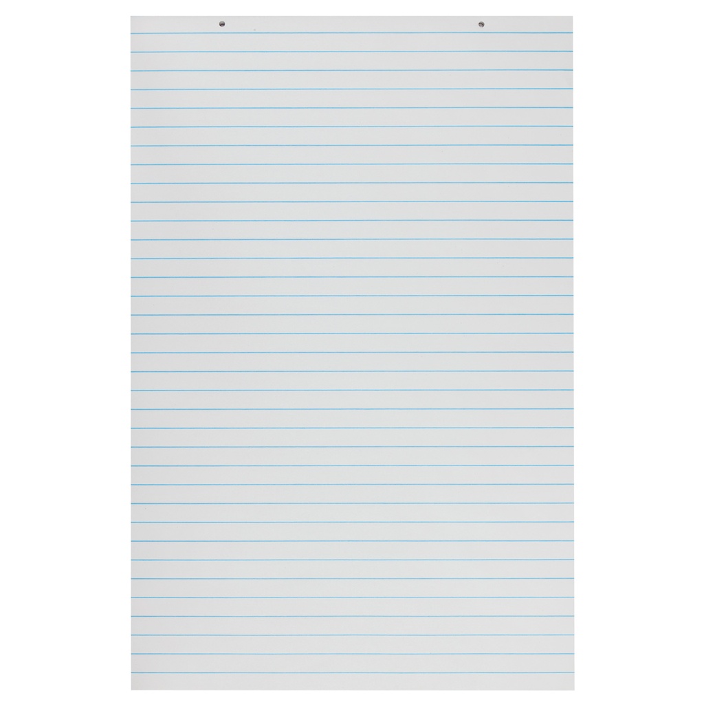 White 24" x 36" 1" Ruled Short Way Primary Chart Pad 100 Sheets