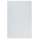 White 24" x 36" 1" Ruled Short Way Primary Chart Pad 100 Sheets