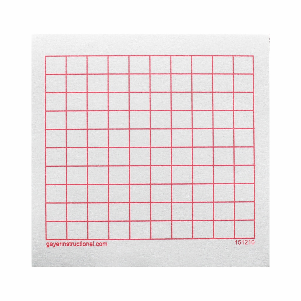 10 x 10 Grid Graphing 3M Post-it® Notes 4 Pads