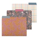 Signature Series™ Assorted Designs File Folders Pack of 6