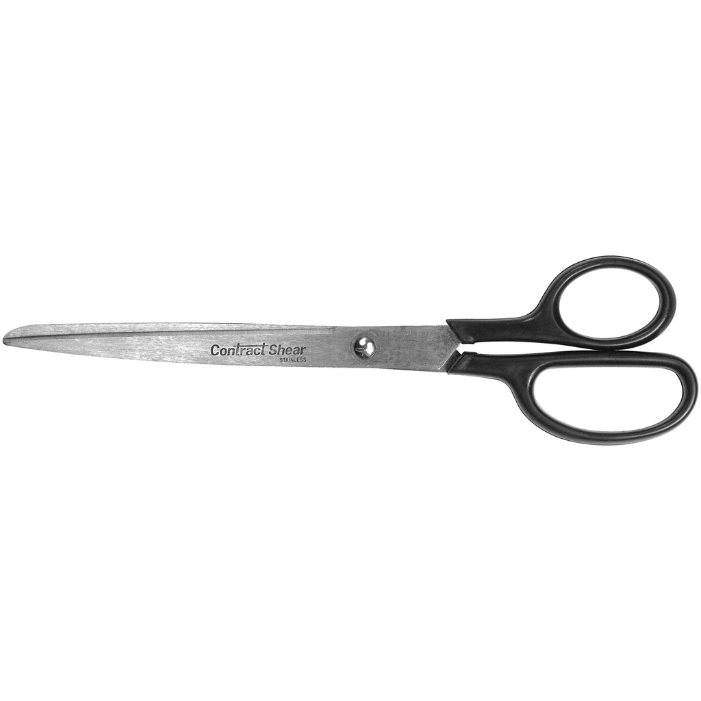 9" Black Contract Stainless Steel Scissors 