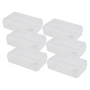 Pencil Box Clear 6ct