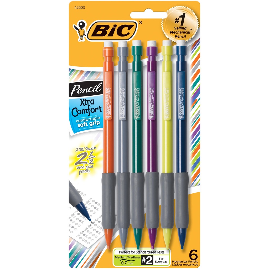 Matic Grip® 0.7mm Mechanical Pencils Pack of 6