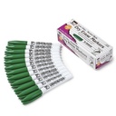 Green Bullet Tip Pocket Style Dry Erase Markers Pack of 12