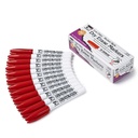 Red Bullet Tip Pocket Style Dry Erase Markers Pack of 12