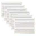 Lined/Plain Two-Sided Dry Erase Lapboards Pack of 6