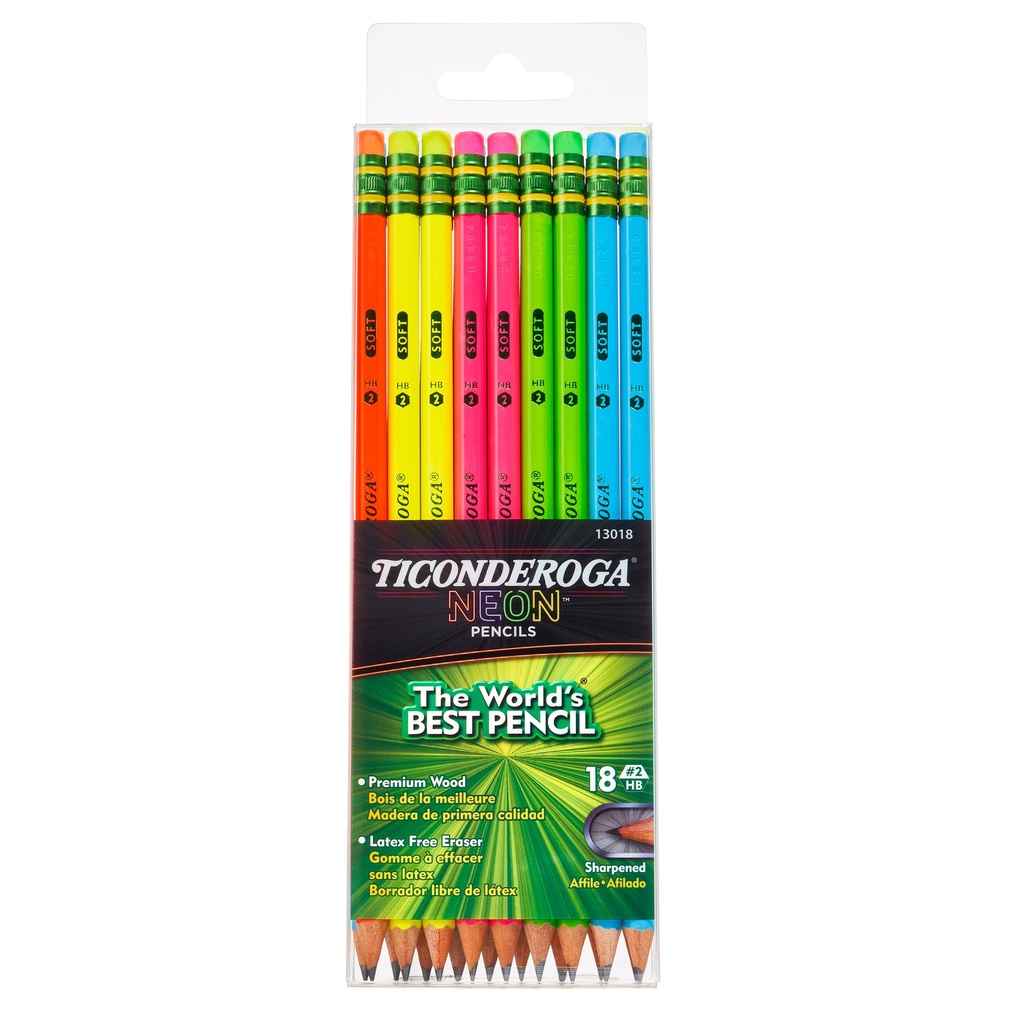 Neon Pencil 18 Count