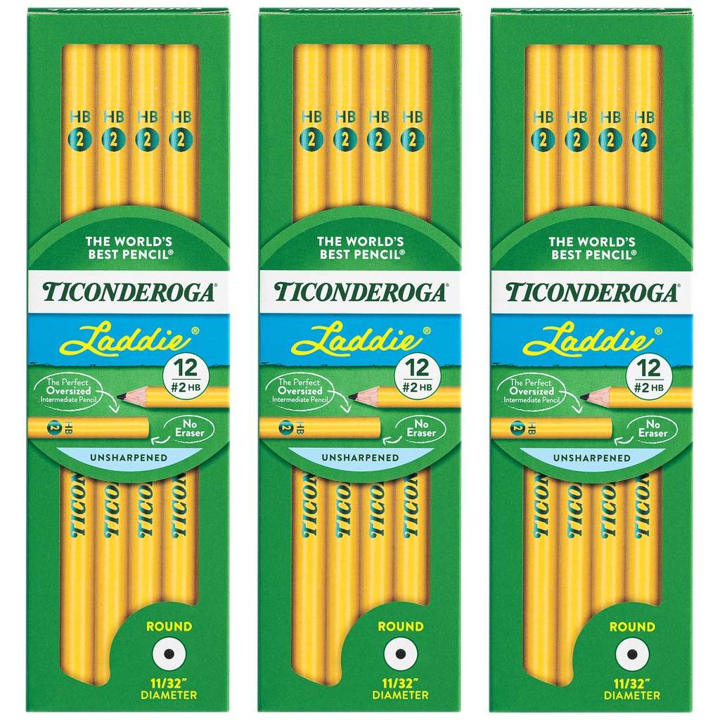 Yellow #2 HB Soft Laddie® Wood-Cased Pencils 36ct