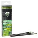 Unsharpened Black #2 Soft Pencils Pack of 24