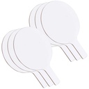 7" x 12" Oval Dry Erase Answer Paddles Pack of 6