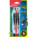 Assorted Visio Left-Handed Pen Pack of 3