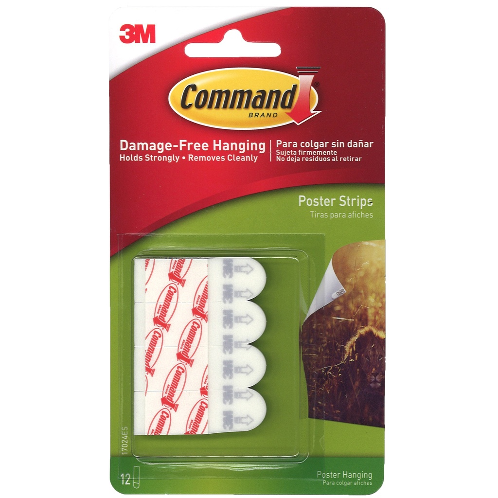 Command™ Poster Strips Pack of 12