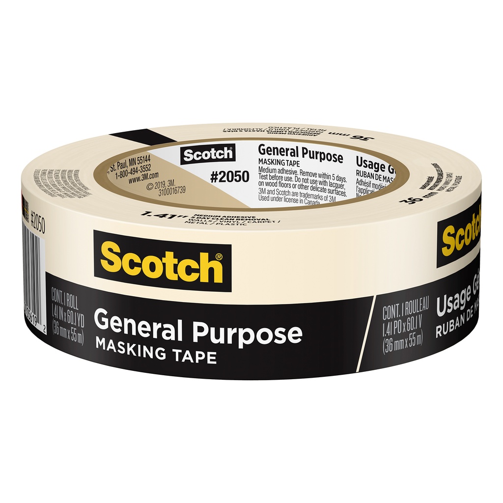 1.41 in x 60.1 yd General Purpose Masking Tape Roll