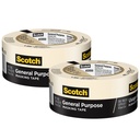 1.88 in x 60.1 yd General Purpose Masking Tape 2 Rolls