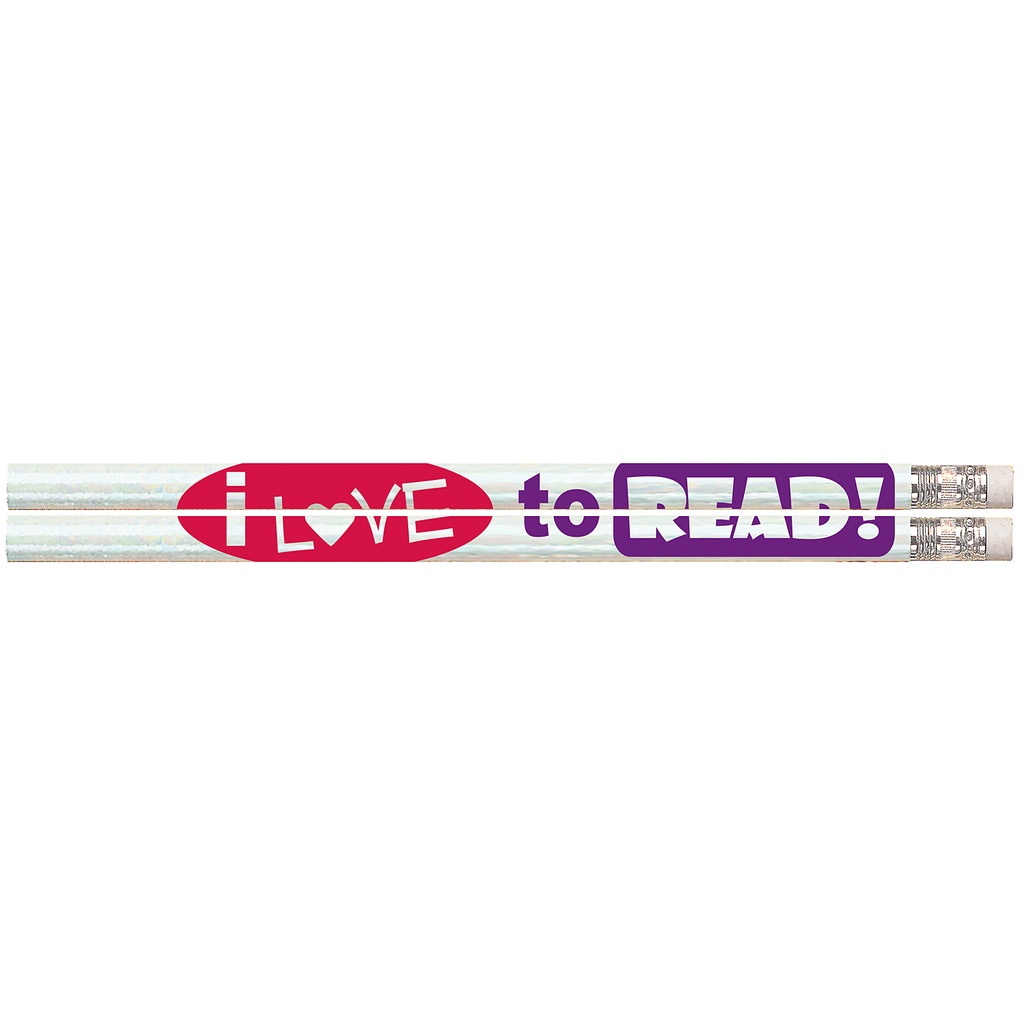 I Love to Read! Pencil Pack of 12