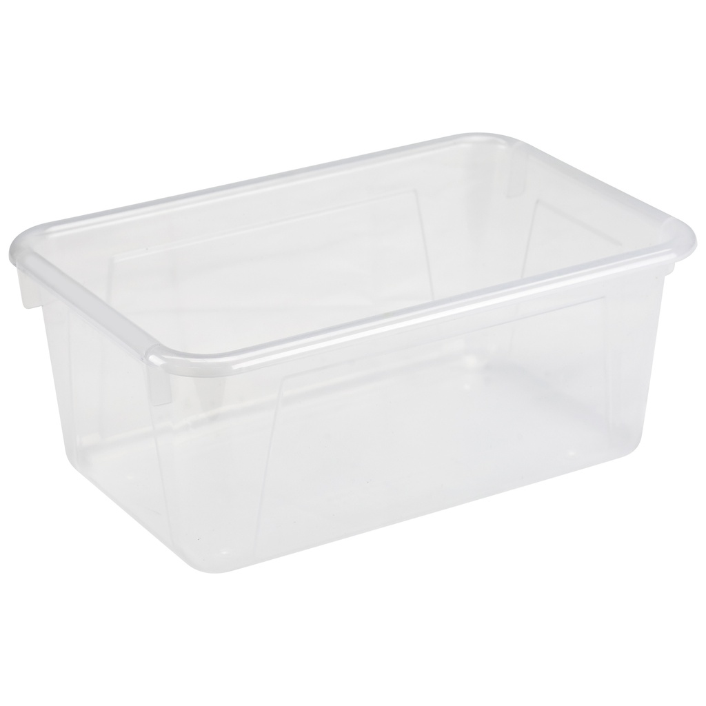 Translucent Small Cubby Bins 5-Pack