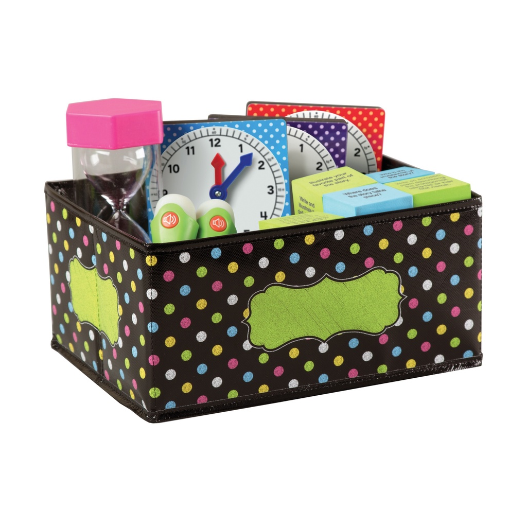 Chalkboard Brights Small Storage Bin