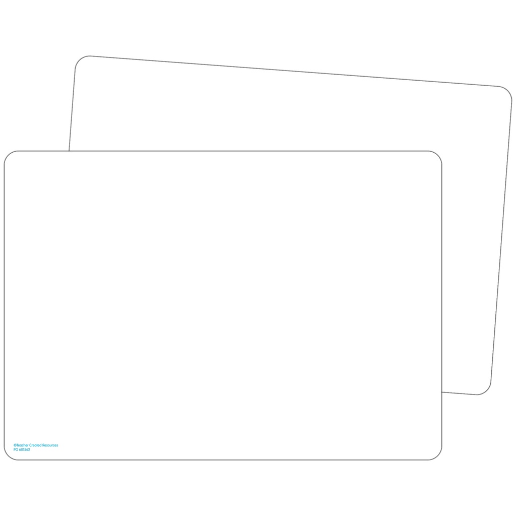 Double-Sided Premium Blank Dry Erase Boards Pack of 10