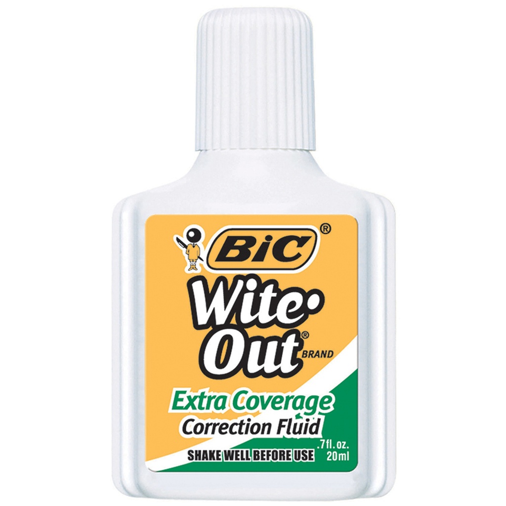 Extra Coverage Wite Out Correction Fluid Each