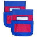 Blue/Red Chairback Buddy™ Pocket Charts Pack of 2