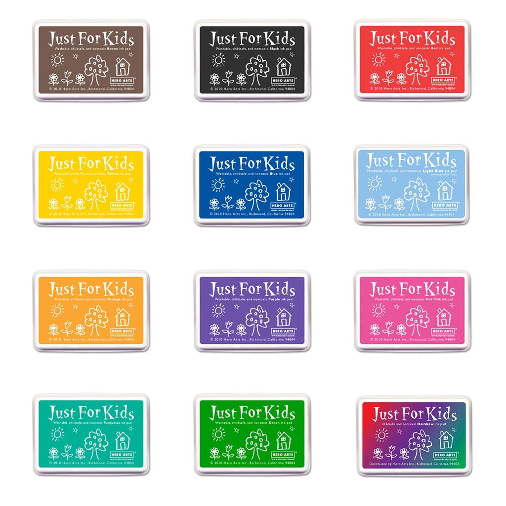 Just for Kids® Get Them All Ink Pad Bundle Pack of 12